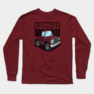Medium Red Sunfire - Power Wagon (1980) Long Sleeve T-Shirt